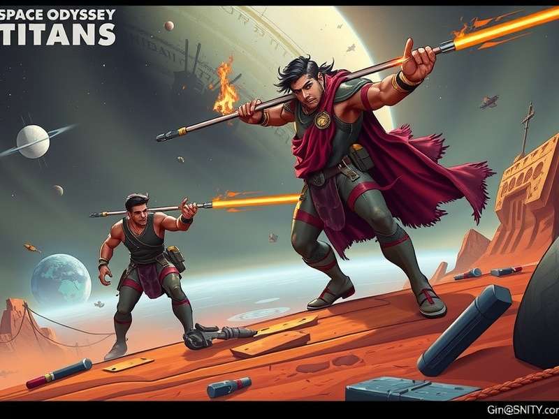 Space Odyssey Titans game concept art